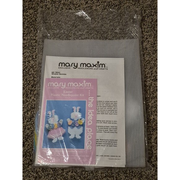 Mary Maxim Other - New Mary Maxim  Easter Plastic Canvas Needlepoint Kit Unopened NIP